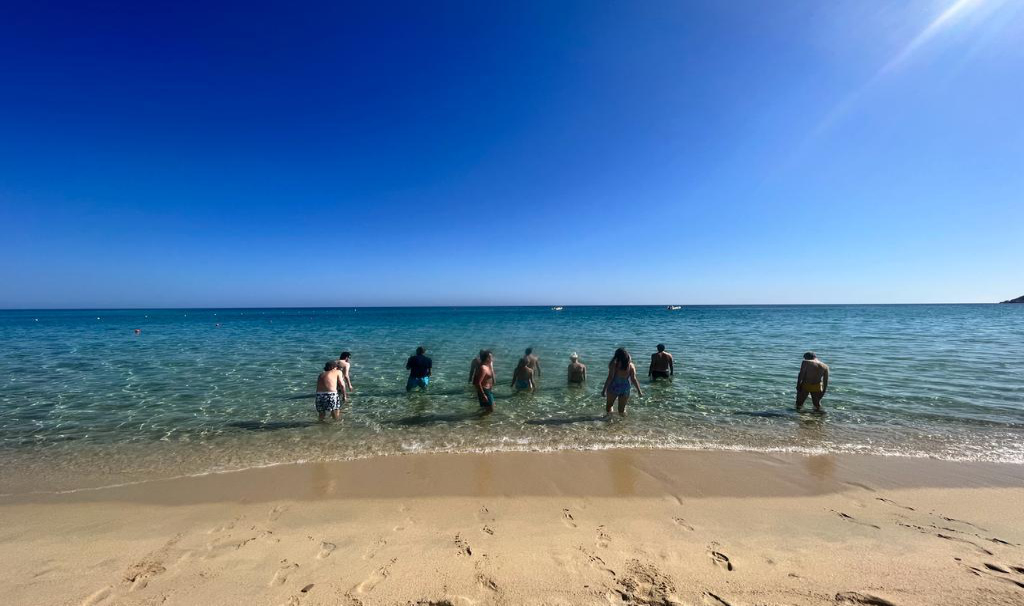 Beach and sea at the Sardinian retreat destination